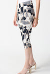 Jospeh Ribkoff Abstract Print Capri Trousers, Vanilla Multi