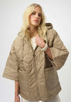 Joseph Ribkoff Quilted Hooded Jacket, Gold