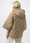 Joseph Ribkoff Quilted Hooded Jacket, Gold