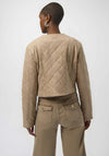 Joseph Ribkoff Quilted Studded Jacket, Beige