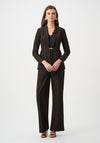 Joseph Ribkoff Sparkle Knit Fitted Blazer, Brown