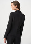 Joseph Ribkoff Rhinestone Appliqué Blazer, Black