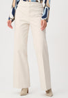 Joseph Ribkoff Stretch Denim Wide Leg Jeans, Cream