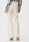 Joseph Ribkoff Stretch Denim Wide Leg Jeans, Cream