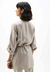 Joseph Ribkoff Foiled Linen Jacket, Champagne