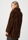 Joseph Ribkoff Oversized Faux Fur Coat, Brown
