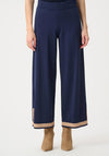 Joseph Ribkoff Colour Block Culotte Trousers, Navy and Beige