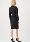 Joseph Ribkoff Scuba Crepe Mock-Neck Sheath Midi Dress, Black
