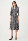 Joseph Ribkoff Geometric Print Midi Dress, Black Multi