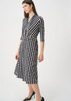 Joseph Ribkoff Geometric Print Midi Dress, Black Multi
