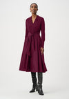 Joseph Ribkoff Waist Detail Midi Dress, Purple