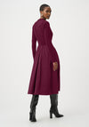 Joseph Ribkoff Waist Detail Midi Dress, Purple