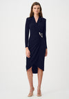 Joseph Ribkoff Silky Knit Sheath Wrap Dress, Navy