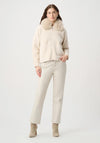 Joseph Ribkoff Detachable Faux Fur Collar Jacket, Cream
