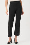 Joseph Ribkoff Flared Pull-On with Rhinestone Detail Trousers, Black