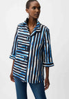 Joseph Ribkoff Jacquard Stripe Print Jacket, Black Multi