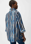 Joseph Ribkoff Jacquard Stripe Print Jacket, Black Multi