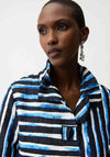 Joseph Ribkoff Jacquard Stripe Print Jacket, Black Multi