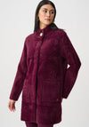Joseph Ribkoff Mock Neck Jacket, Purple