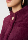 Joseph Ribkoff Mock Neck Jacket, Purple