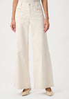 Joseph Ribkoff Denim Palazzo Jeans, Cream