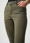 Joseph Ribkoff Classic Bootcut Stretchy Jeans, Avocado Green