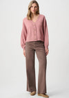 Joseph Ribkoff Classic Wide Leg Jeans, Mink Brown