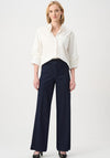 Joseph Ribkoff High-Rise Wide Leg Jeans, Dark Denim Blue