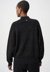 Joseph Ribkoff Half-Zip Textured Sweater, Black