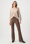 Joseph Ribkoff Cashmere with Rhinestones Sweater, Light Beige