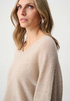 Joseph Ribkoff Cashmere with Rhinestones Sweater, Light Beige