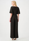 Joseph Ribkoff Sparkle Knit Wide Leg Jumpsuit, Brown