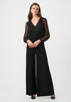 Joseph Ribkoff Silky Knit Wide Leg Jumpsuit, Black