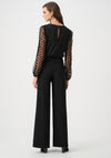 Joseph Ribkoff Silky Knit Wide Leg Jumpsuit, Black