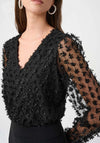 Joseph Ribkoff Silky Knit Wide Leg Jumpsuit, Black