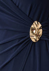 Joseph Ribkoff Silky Knit Wide Leg Jumpsuit, Navy