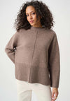 Joseph Ribkoff Wool Crewneck Sweater, Taupe