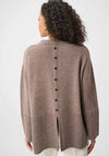 Joseph Ribkoff Wool Crewneck Sweater, Taupe