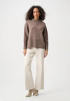 Joseph Ribkoff Wool Crewneck Sweater, Taupe