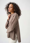 Joseph Ribkoff Wool Crewneck Sweater, Taupe