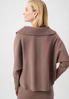 Joseph Ribkoff Shawl Neck Jumper, Taupe
