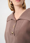 Joseph Ribkoff Shawl Neck Jumper, Taupe