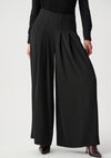 Joseph Ribkoff Wide Leg Pleated Trousers, Black