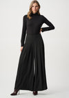 Joseph Ribkoff Wide Leg Pleated Trousers, Black