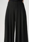 Joseph Ribkoff Wide Leg Pleated Trousers, Black