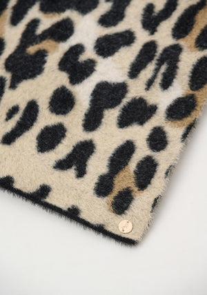 Joseph Ribkoff Leopard Print Scarf, Beige