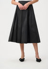Joseph Ribkoff Pleated A-Line Skirt, Black