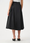 Joseph Ribkoff Pleated A-Line Skirt, Black