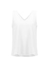 Joseph Ribkoff V-Neck Basic Tank Top, White