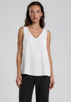 Joseph Ribkoff V-Neck Basic Tank Top, White